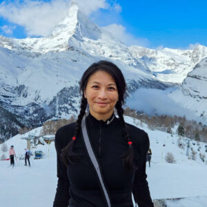 freeskigal portrait matterhorn